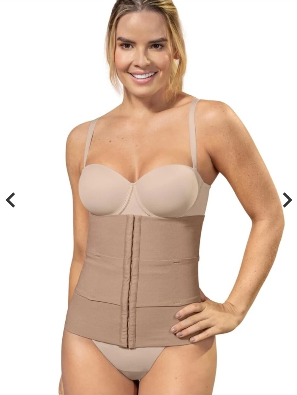 LEONISA Waist Cincher Trainer BLACK SMALL - Picture 4 of 10